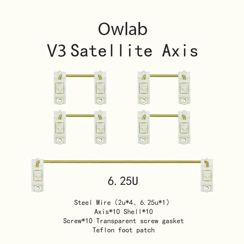 Owlab V3 PCB Ʈ º PC ̸  Ű , 6.25U 7U ̽  ö,   ٸ 80